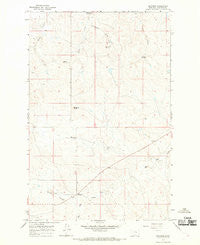 Edwards Montana Historical topographic map, 1:24000 scale, 7.5 X 7.5 Minute, Year 1965