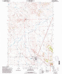 Ekalaka Montana Historical topographic map, 1:24000 scale, 7.5 X 7.5 Minute, Year 1993