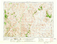 Ekalaka Montana Historical topographic map, 1:250000 scale, 1 X 2 Degree, Year 1954