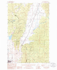Elk Park Pass Montana Historical topographic map, 1:24000 scale, 7.5 X 7.5 Minute, Year 1985