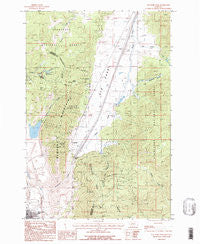Elk Park Pass Montana Historical topographic map, 1:24000 scale, 7.5 X 7.5 Minute, Year 1985