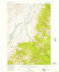Emigrant Montana Historical topographic map, 1:62500 scale, 15 X 15 Minute, Year 1955