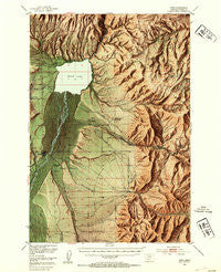 Ennis Montana Historical topographic map, 1:62500 scale, 15 X 15 Minute, Year 1949