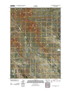Finger Buttes East Montana Historical topographic map, 1:24000 scale, 7.5 X 7.5 Minute, Year 2011