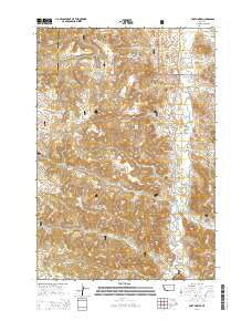 Fort Howes Montana Current topographic map, 1:24000 scale, 7.5 X 7.5 Minute, Year 2014