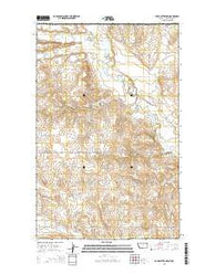 Four Buttes NW Montana Current topographic map, 1:24000 scale, 7.5 X 7.5 Minute, Year 2014