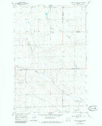 Fowler Coulee NW Montana Historical topographic map, 1:24000 scale, 7.5 X 7.5 Minute, Year 1967