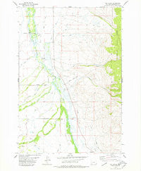 Fox Gulch Montana Historical topographic map, 1:24000 scale, 7.5 X 7.5 Minute, Year 1978