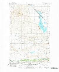 Freezeout Lake Montana Historical topographic map, 1:62500 scale, 15 X 15 Minute, Year 1960