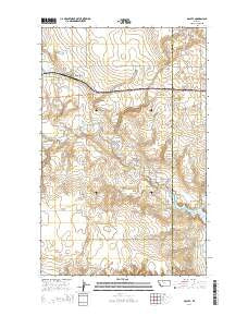 Galata Montana Current topographic map, 1:24000 scale, 7.5 X 7.5 Minute, Year 2014