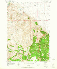 Gallagher Mountain Montana Historical topographic map, 1:24000 scale, 7.5 X 7.5 Minute, Year 1963