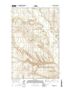 Gildford NW Montana Current topographic map, 1:24000 scale, 7.5 X 7.5 Minute, Year 2014