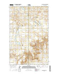 Glacier Colony Montana Current topographic map, 1:24000 scale, 7.5 X 7.5 Minute, Year 2014
