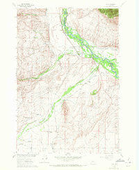 Glen Montana Historical topographic map, 1:24000 scale, 7.5 X 7.5 Minute, Year 1960
