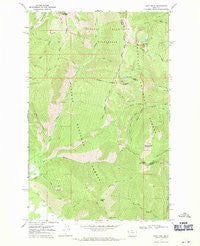 Goat Peak Montana Historical topographic map, 1:24000 scale, 7.5 X 7.5 Minute, Year 1966