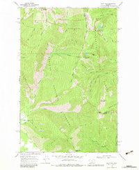 Goat Peak Montana Historical topographic map, 1:24000 scale, 7.5 X 7.5 Minute, Year 1966