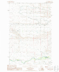 Golden Ridge Montana Historical topographic map, 1:24000 scale, 7.5 X 7.5 Minute, Year 1987