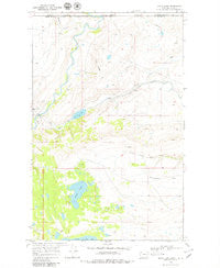 Goose Lake Montana Historical topographic map, 1:24000 scale, 7.5 X 7.5 Minute, Year 1968