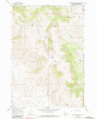 Graphite Mountain Montana Historical topographic map, 1:24000 scale, 7.5 X 7.5 Minute, Year 1965