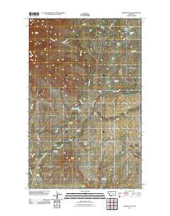 Grassy Butte Montana Historical topographic map, 1:24000 scale, 7.5 X 7.5 Minute, Year 2011