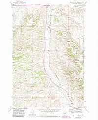 Griffin Coulee NE Montana Historical topographic map, 1:24000 scale, 7.5 X 7.5 Minute, Year 1971