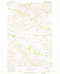 Grosfield Ranch Montana Historical topographic map, 1:24000 scale, 7.5 X 7.5 Minute, Year 1951