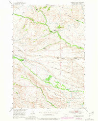 Grosfield Ranch Montana Historical topographic map, 1:24000 scale, 7.5 X 7.5 Minute, Year 1951