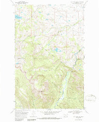 Half Dome Crag Montana Historical topographic map, 1:24000 scale, 7.5 X 7.5 Minute, Year 1968