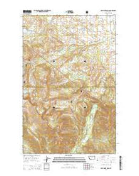 Half Dome Crag Montana Current topographic map, 1:24000 scale, 7.5 X 7.5 Minute, Year 2014