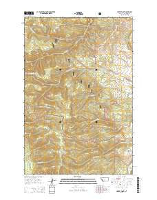 Harvey Point Montana Current topographic map, 1:24000 scale, 7.5 X 7.5 Minute, Year 2014