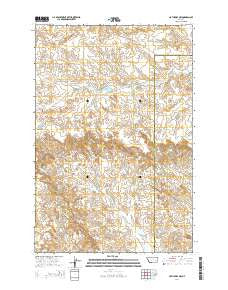Hathaway NW Montana Current topographic map, 1:24000 scale, 7.5 X 7.5 Minute, Year 2014