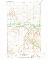Havre SE Montana Historical topographic map, 1:24000 scale, 7.5 X 7.5 Minute, Year 1964