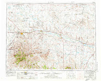 Havre Montana Historical topographic map, 1:250000 scale, 1 X 2 Degree, Year 1953