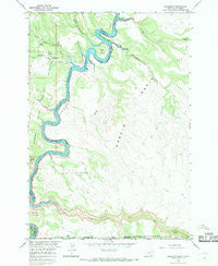 Hillsboro Montana Historical topographic map, 1:24000 scale, 7.5 X 7.5 Minute, Year 1964