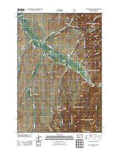 Home Park Ranch Montana Historical topographic map, 1:24000 scale, 7.5 X 7.5 Minute, Year 2011