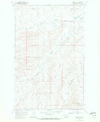 Hoodoo Hill Montana Historical topographic map, 1:24000 scale, 7.5 X 7.5 Minute, Year 1968