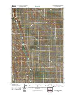 Hopley Creek North Montana Historical topographic map, 1:24000 scale, 7.5 X 7.5 Minute, Year 2011