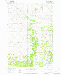 Horse Butte Montana Historical topographic map, 1:24000 scale, 7.5 X 7.5 Minute, Year 1956