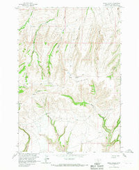 Horse Coulee Montana Historical topographic map, 1:24000 scale, 7.5 X 7.5 Minute, Year 1964