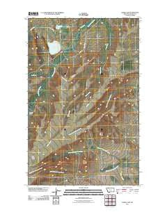Horse Lake Montana Historical topographic map, 1:24000 scale, 7.5 X 7.5 Minute, Year 2011