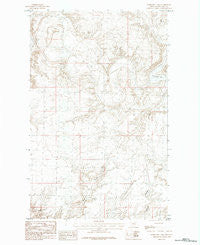 Horseshoe Lake Montana Historical topographic map, 1:24000 scale, 7.5 X 7.5 Minute, Year 1984
