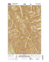 Horseshoe Peak Montana Current topographic map, 1:24000 scale, 7.5 X 7.5 Minute, Year 2014