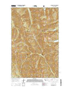 Horseshoe Peak Montana Current topographic map, 1:24000 scale, 7.5 X 7.5 Minute, Year 2014