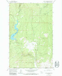 Hubbart Reservoir Montana Historical topographic map, 1:24000 scale, 7.5 X 7.5 Minute, Year 1964