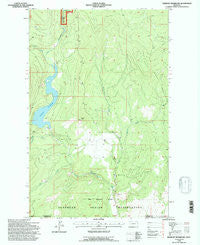 Hubbart Reservoir Montana Historical topographic map, 1:24000 scale, 7.5 X 7.5 Minute, Year 1994