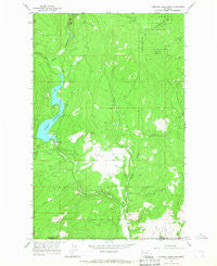 Hubbart Reservoir Montana Historical topographic map, 1:24000 scale, 7.5 X 7.5 Minute, Year 1964