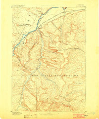 Huntley Montana Historical topographic map, 1:125000 scale, 30 X 30 Minute, Year 1893