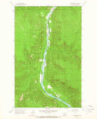 Inch Mountain Montana Historical topographic map, 1:24000 scale, 7.5 X 7.5 Minute, Year 1963