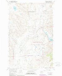 Indian Lake Montana Historical topographic map, 1:24000 scale, 7.5 X 7.5 Minute, Year 1965