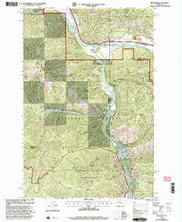 Iris Point Montana Historical topographic map, 1:24000 scale, 7.5 X 7.5 Minute, Year 1999